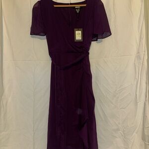 DKNY Purple Cocktail Dress